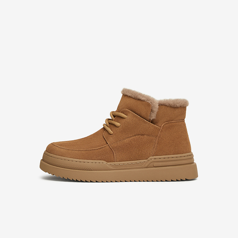 TATA/他她2024冬商场同款时尚休闲雪地靴男新款OEX01DD4