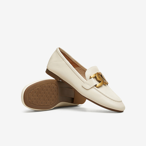 Tata/他她2024春舒适低跟乐福鞋时尚女鞋7QC23AA4