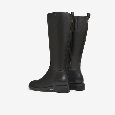 TATA/他她2024冬商场同款时尚休闲时装长靴女新款7TG87DG4