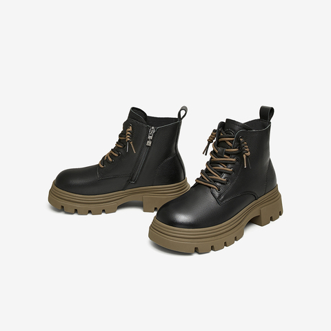 TATA/他她2024冬商场同款时尚休闲马丁靴女新款CES01DD4