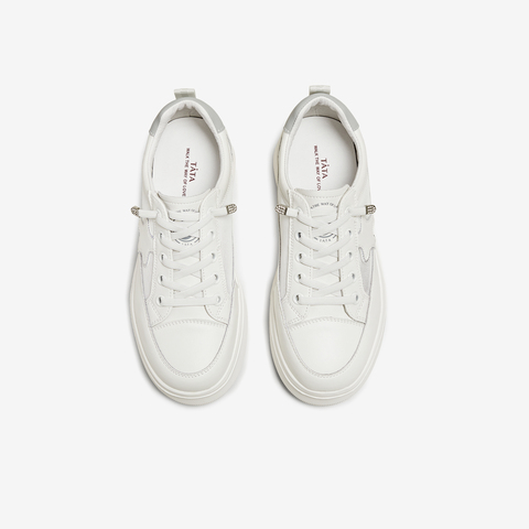 Tata/他她2024夏时尚百搭休闲板鞋女鞋WJN16BM4