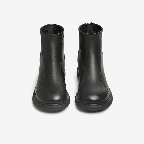 TATA/他她2024冬商场同款时尚休闲时装短靴女新款WXB01DD4