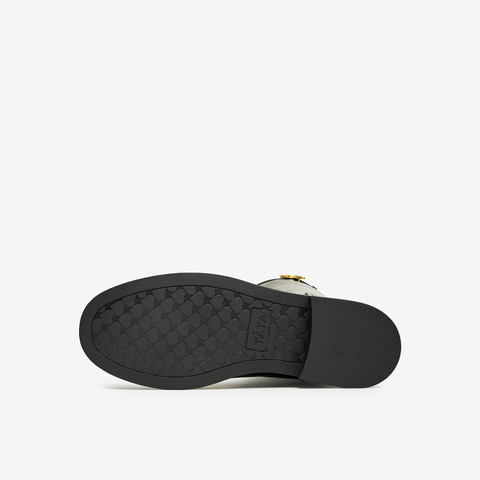 Tata/他她2024冬商场同款简约百搭高筒时装靴女新款7TG80DG4