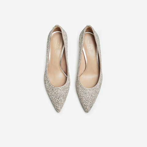 Tata/他她2024秋商场同款时尚尖头细高跟女浅口单鞋7DDH9CQ4