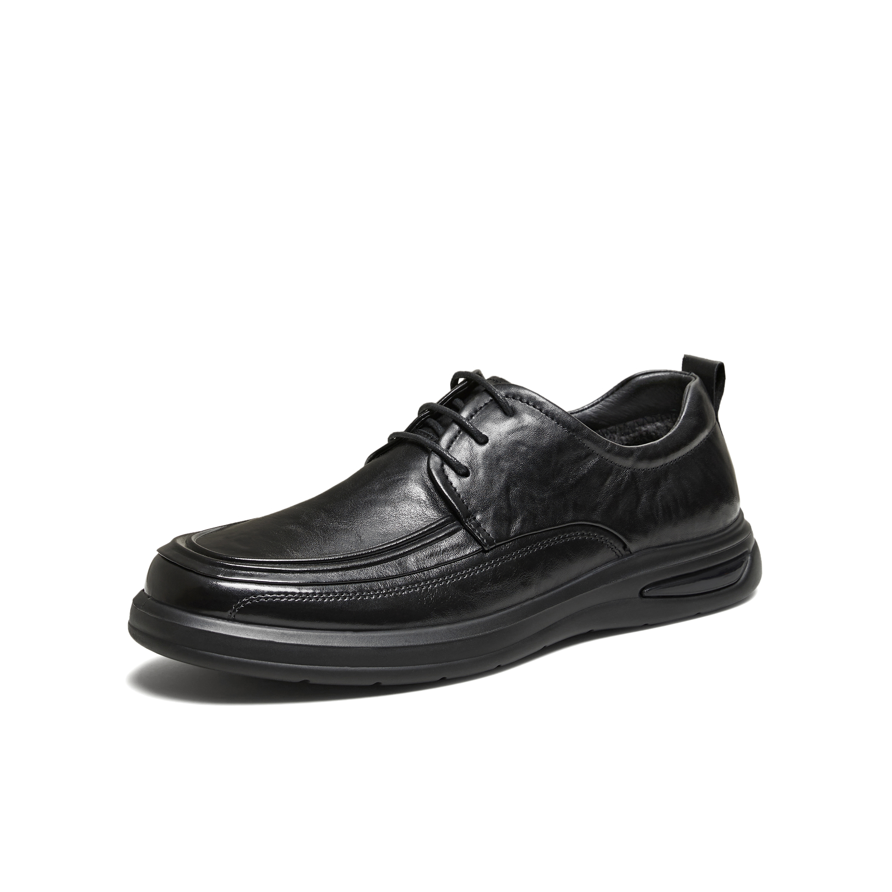 TATA/他她2024春纯色舒适百搭休闲皮鞋男新款MEZ02AM4