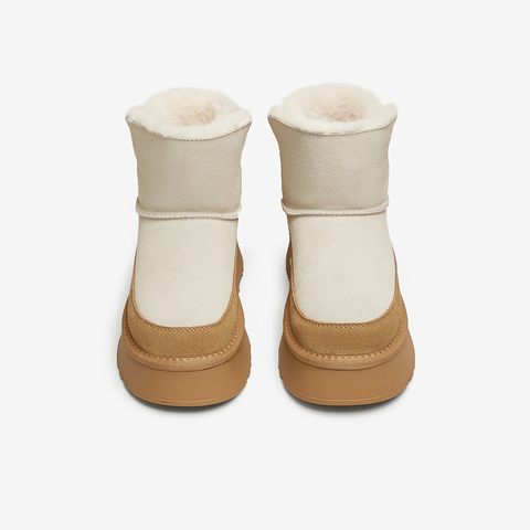 TATA/他她2024冬商场同款时尚休闲雪地靴女新款WDX39DD4