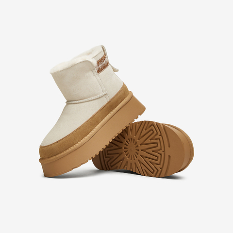 TATA/他她2024冬商场同款时尚休闲雪地靴女新款WDX39DD4