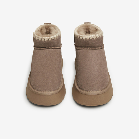 Tata/他她2024冬商场同款休闲舒适保暖百搭雪地靴女新款WDX13DD4