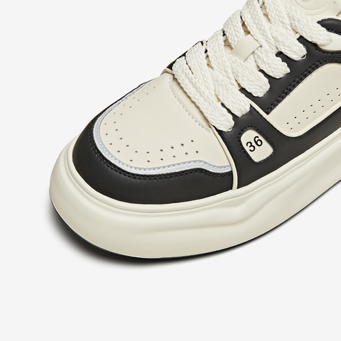 TATA/他她2024夏时尚厚底百搭拼接休闲板鞋WED01BM4