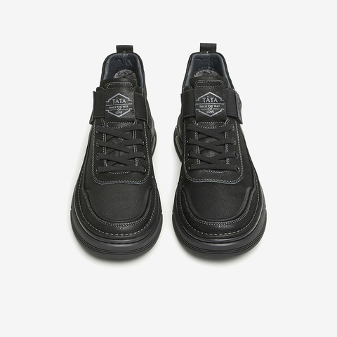 TATA/他她2024冬时尚简约百搭男士工装靴OBM01DD4