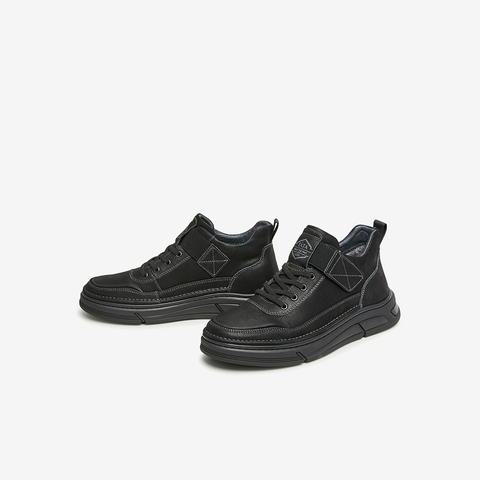 TATA/他她2024冬时尚简约百搭男士工装靴OBM01DD4