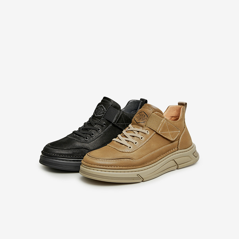 TATA/他她2024冬时尚简约百搭男士工装靴OBM01DD4