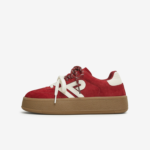 TATA/他她2025春时尚休闲德训鞋女新款GLD02AM5