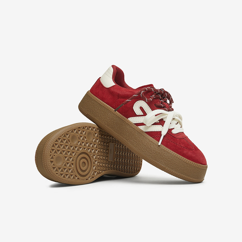 TATA/他她2025春时尚休闲德训鞋女新款GLD02AM5