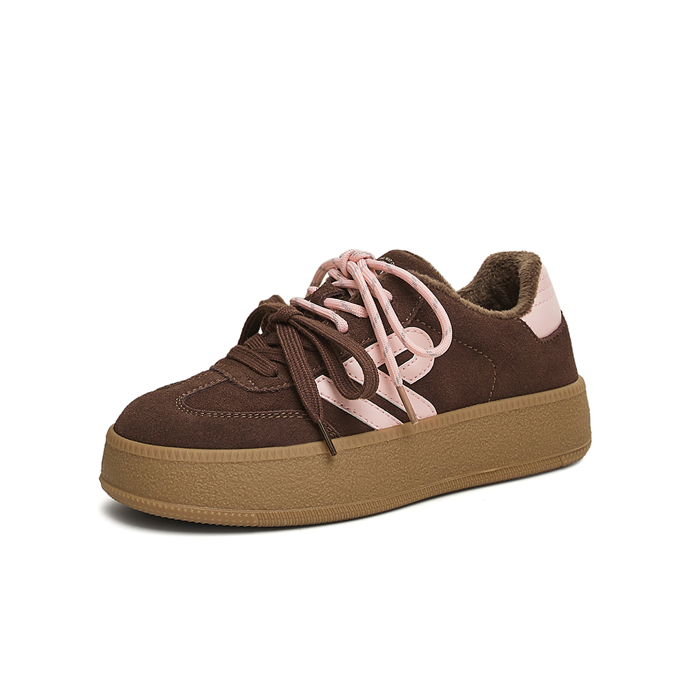 TATA/他她2025春时尚休闲德训鞋女新款GLD02AM5