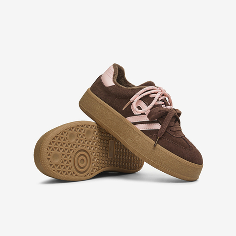 TATA/他她2025春时尚休闲德训鞋女新款GLD02AM5