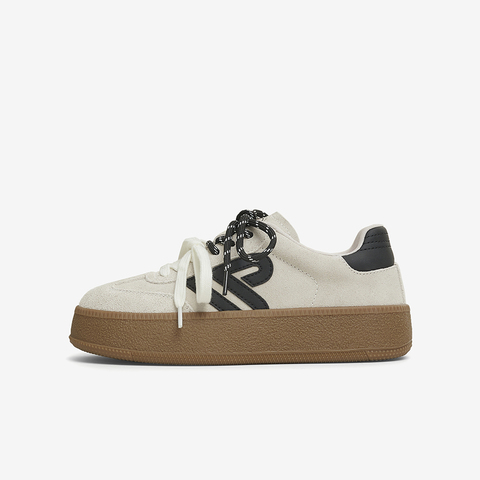 TATA/他她2025春时尚休闲德训鞋女新款GLD02AM5