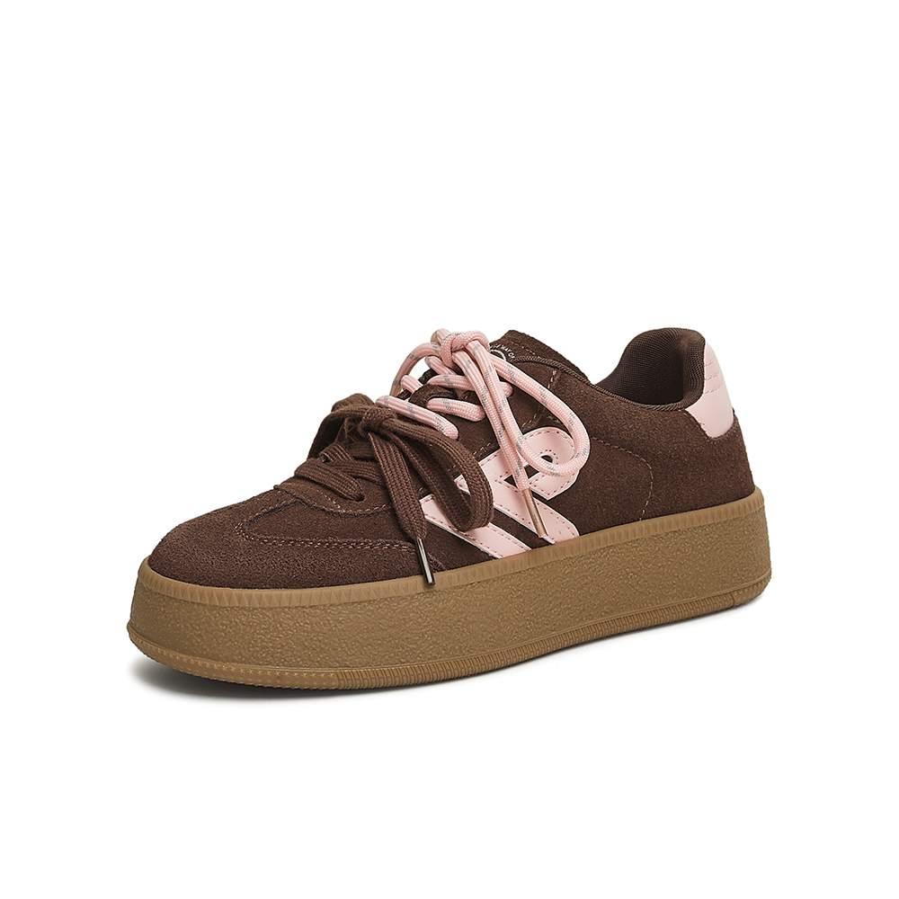 TATA/他她2025春时尚休闲德训鞋女新款GLD02AM5