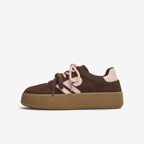 TATA/他她2025春时尚休闲德训鞋女新款GLD02AM5