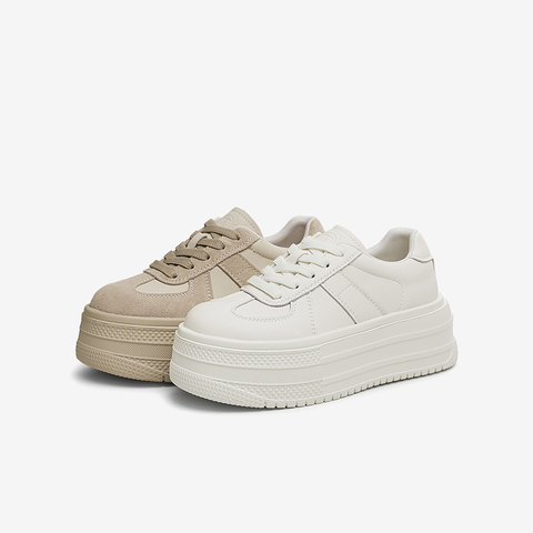 TATA/他她2025春时尚休闲德训鞋女新款CCW02AM5