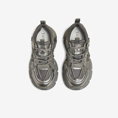 TATA/他她2025春商场同款时尚休闲老爹鞋女新款CY201AM5