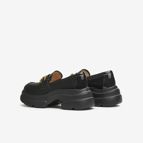 TATA/他她2025商场同款时尚休闲乐福鞋女新款7OL34AA5