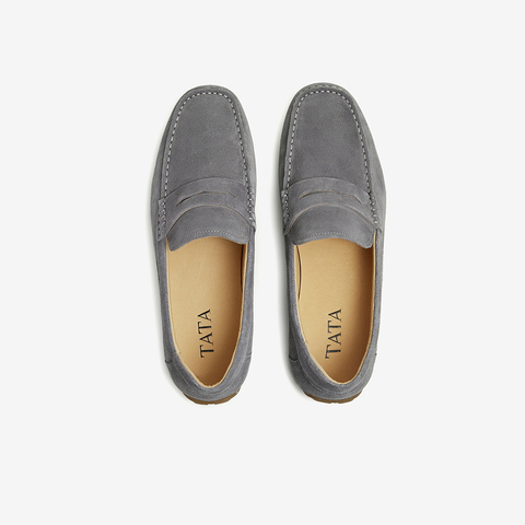 TATA/他她2025春时尚休闲豆豆鞋男新款OEL01AM5