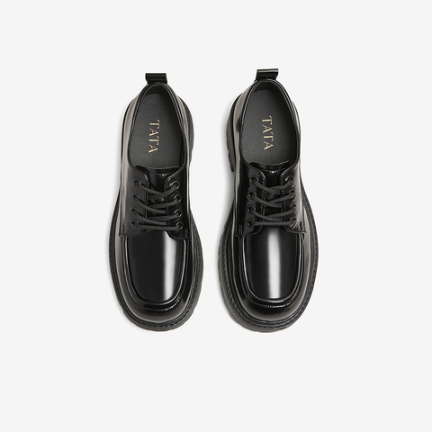 TATA/他她2025春商场同款时尚休闲牛津鞋女新款7BW31AM5