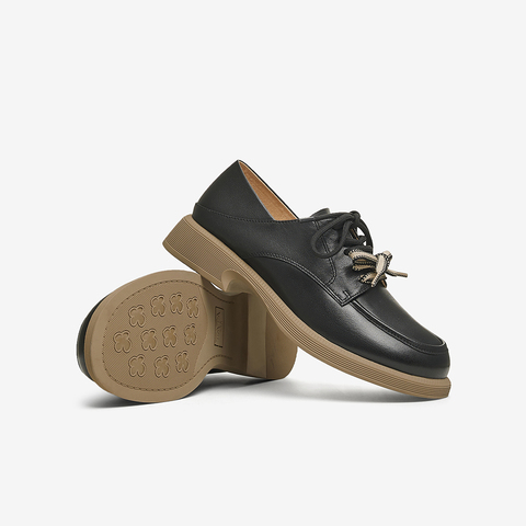 TATA/他她2025春商场同款时尚简约休闲女牛津鞋新款CYM02AM5