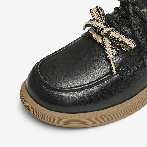 TATA/他她2025春商场同款时尚简约休闲女牛津鞋新款CYM02AM5