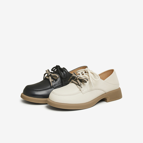 TATA/他她2025春商场同款时尚简约休闲女牛津鞋新款CYM02AM5