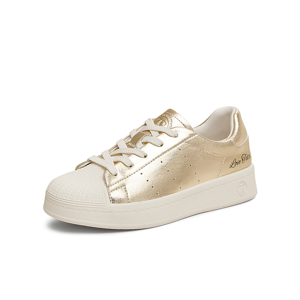 TATA/他她2025春商场同款时尚休闲板鞋女新款SNB01AM5