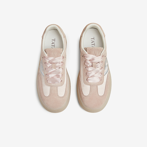 TATA/他她2025春时尚休闲德训鞋女新款SKU01AM5