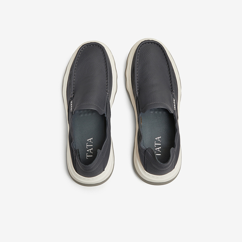 TATA/他她2025春商场同款时尚休闲皮鞋男新款OER01AM5
