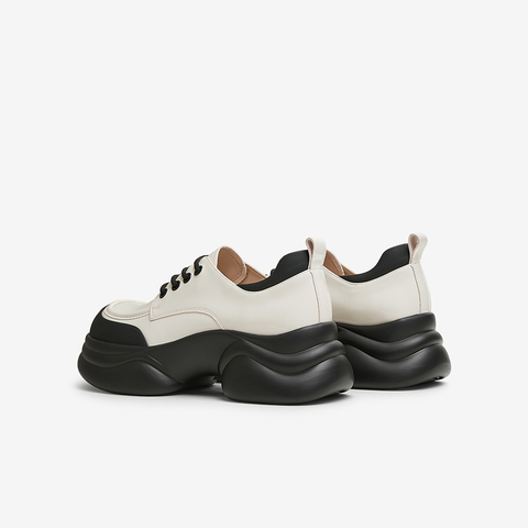 TATA/他她2025春商场同款时尚休闲牛津鞋女新款CCJ03AM5