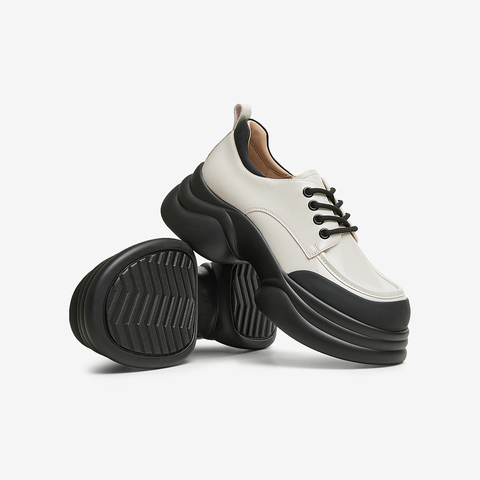 TATA/他她2025春商场同款时尚休闲牛津鞋女新款CCJ03AM5