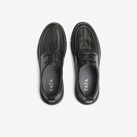 TATA/他她2025春商场同款时尚休闲皮鞋男新款QFY01AM5