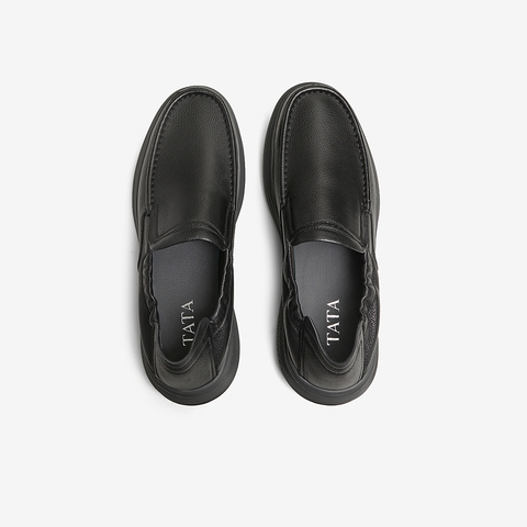 TATA/他她2025春商场同款时尚休闲皮鞋男新款VLN01AM5