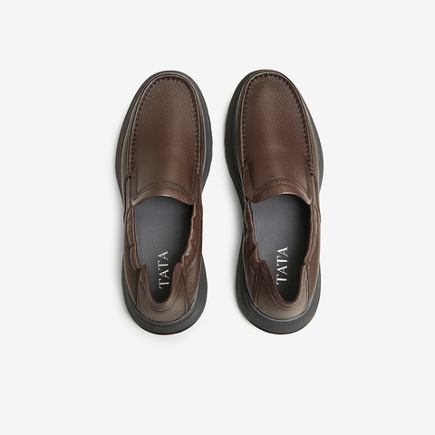 TATA/他她2025春商场同款时尚休闲休闲皮鞋男新款VLN01AM5