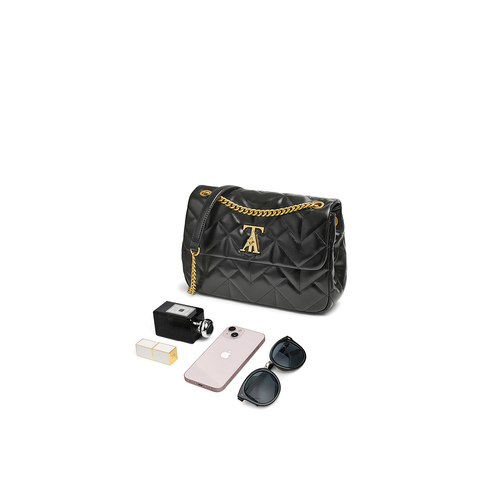 TATA/他她2025春商场同款时尚休闲绗缝包女新款X3426AX5