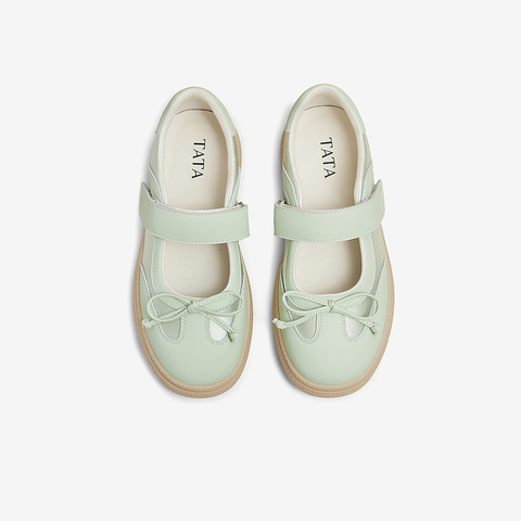 TATA/他她2025春时尚休闲玛丽珍鞋女新款SKT01AQ5