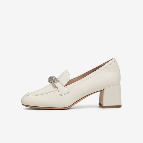 TATA/他她2025春商场同款时尚休闲乐福鞋女新款7BC24AA5