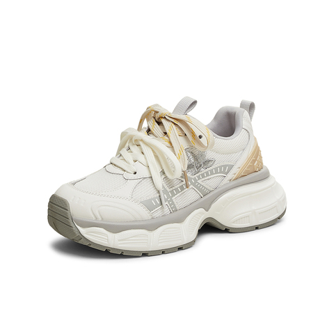 TATA/他她2025春商场同款时尚休闲老爹鞋女新款GNQ01AM5