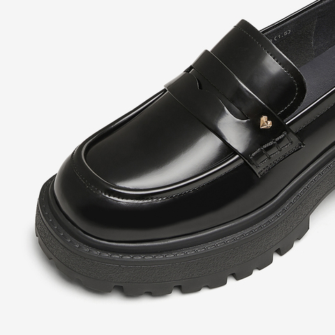 TATA/他她2025春商场同款时尚休闲乐福鞋女新款7BW29AA5