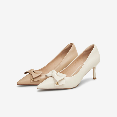 TATA/他她2025春商场同款时尚休闲中高跟单鞋女新款XMR01AQ5