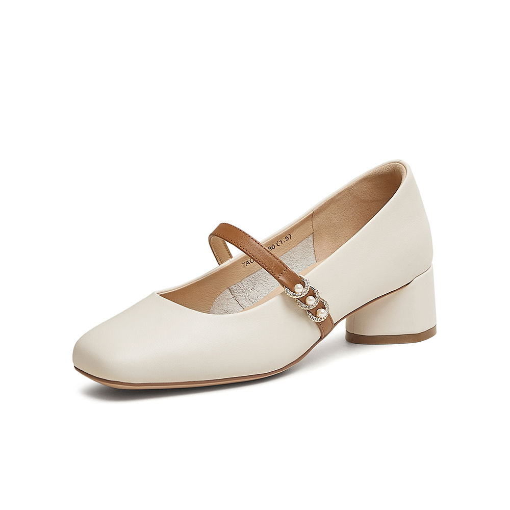 TATA/他她2025春商场同款时尚休闲玛丽珍女新款7AC09AQ5