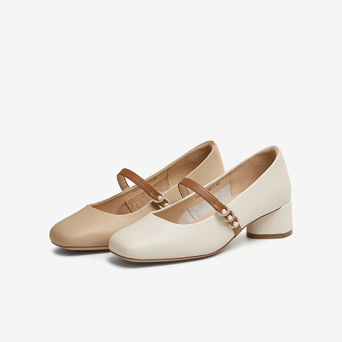 TATA/他她2025春商场同款时尚休闲玛丽珍女新款7AC09AQ5