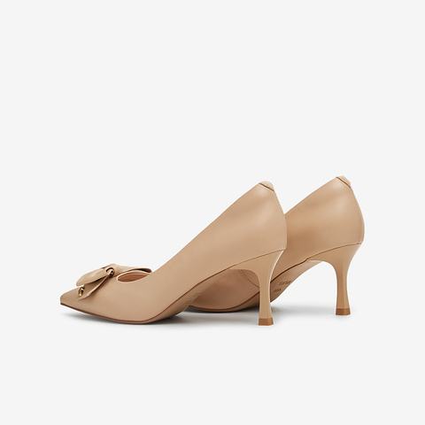 TATA/他她2025春商场同款时尚休闲中高跟单鞋女新款XMR01AQ5