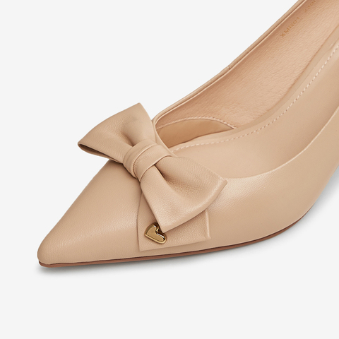 TATA/他她2025春商场同款时尚休闲中高跟单鞋女新款XMR01AQ5