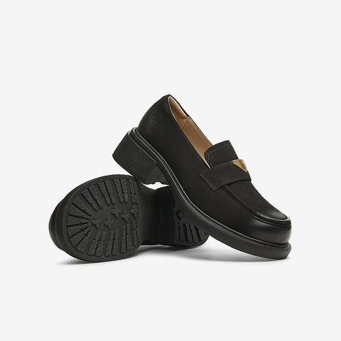 TATA/他她2025春商场同款时尚休闲乐福鞋女新款WU202AA5